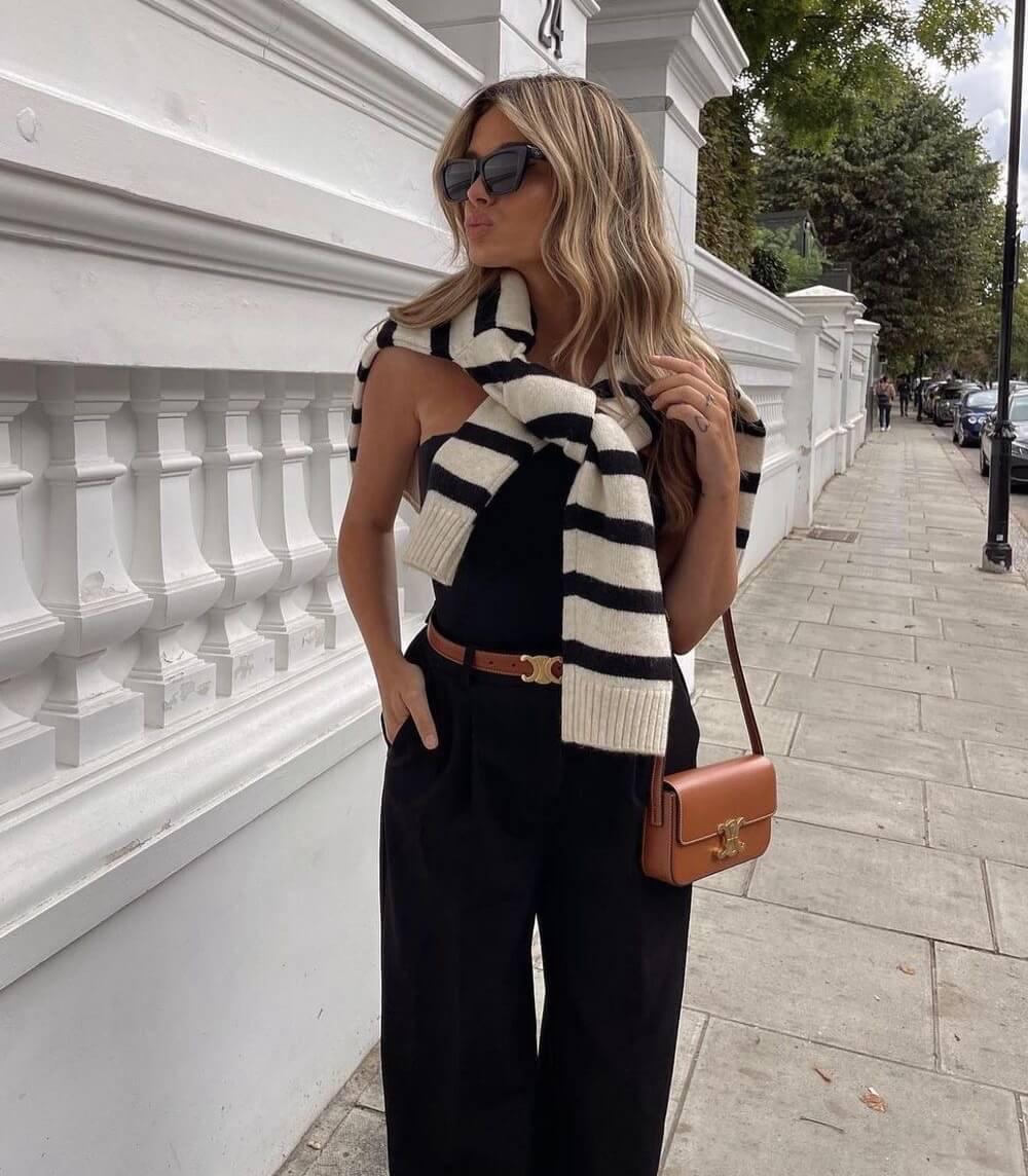 エレガントなベルト – トレンディなゴールドバックルとシックな仕上げ