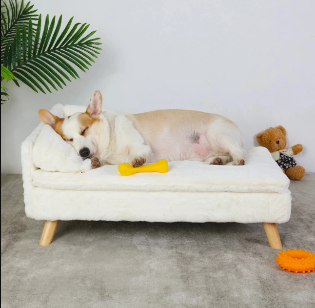 Huisdierenbank - Verhoogd Hoekdesign