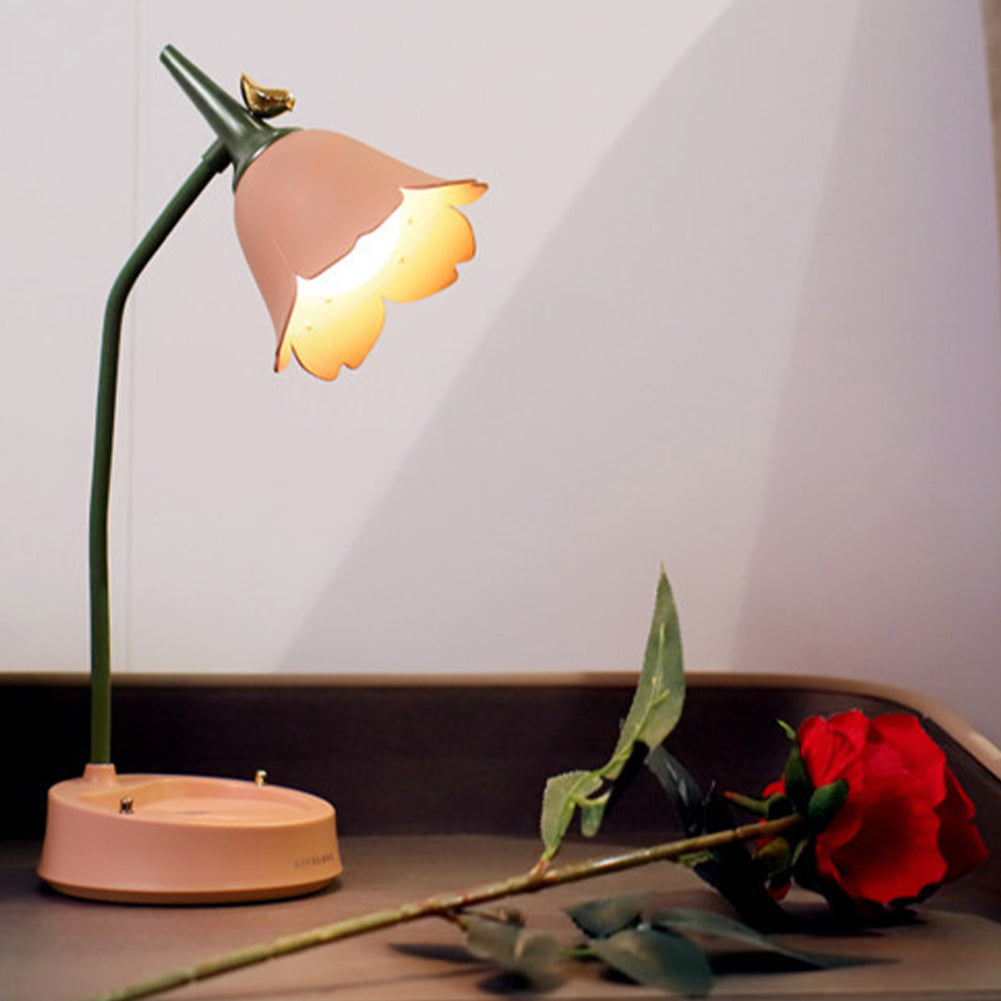 Työpöydän Kukka - Eleganssia ja Pehmeää Valoa