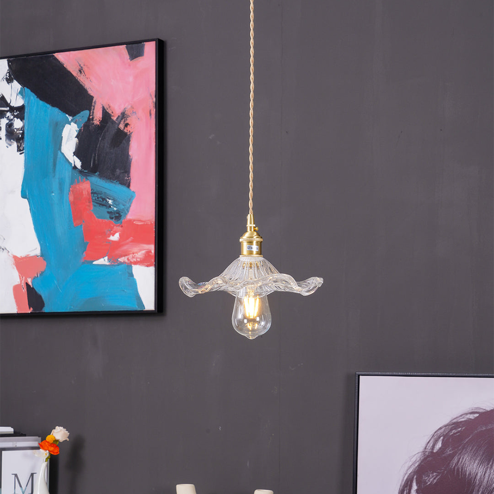Hangende Bloem Lamp – Natuurlijke Charme En Tedere Geest