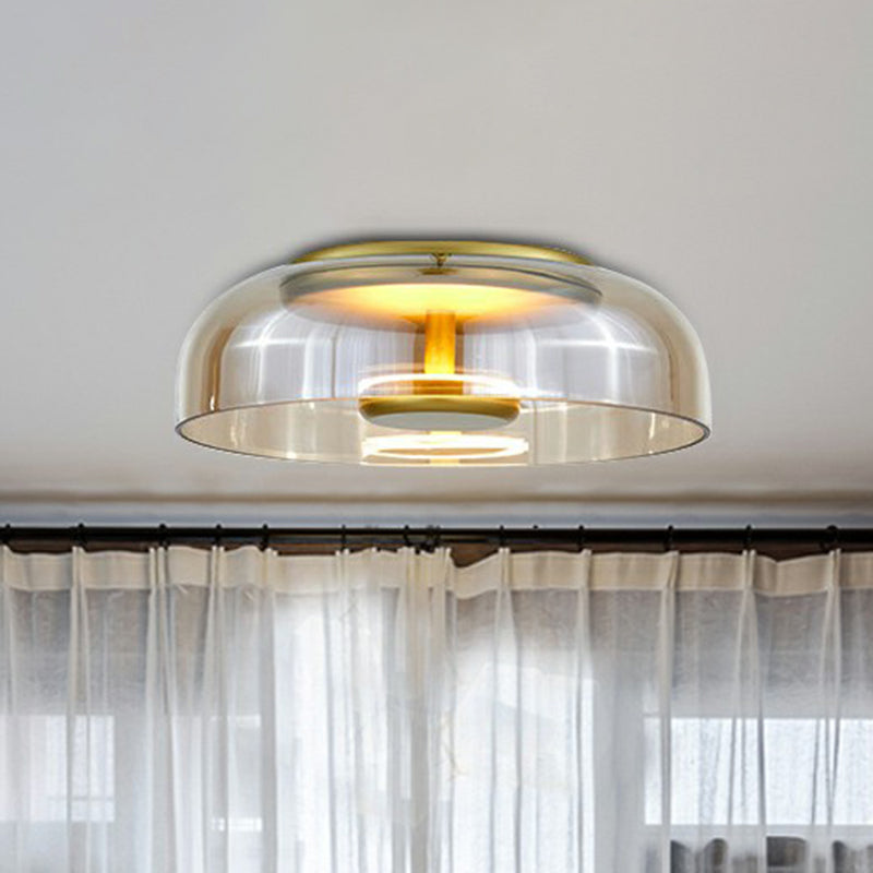 Plafonier LED din sticlă – Iluminare elegantă și modernă