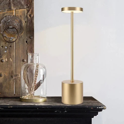 Lâmpada de Mesa LED Táctil Recarregável – Iluminação Prática e Moderna