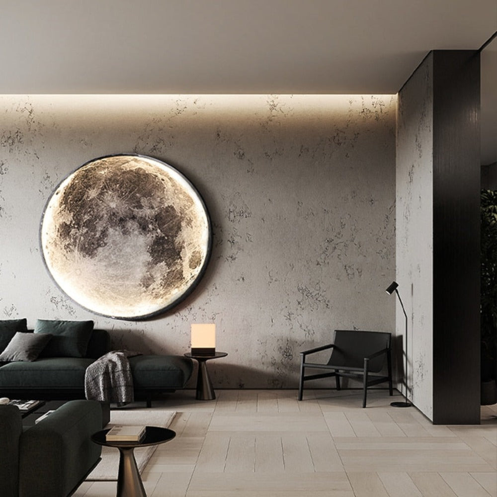 Lampada da Parete 3D LED – Luna Per Un'Atmosfera Unica