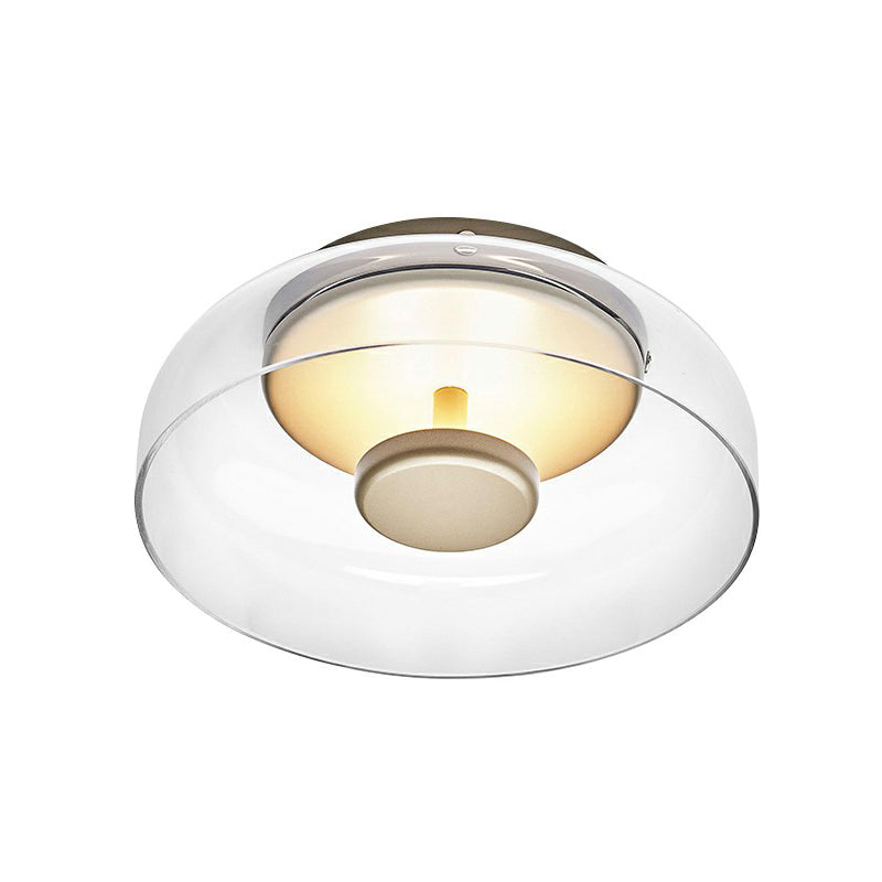 Plafonier LED din sticlă – Iluminare elegantă și modernă