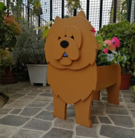 Pot De Fleurs Original — Forme De Chien