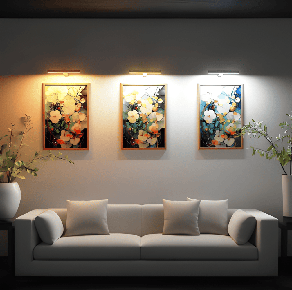 Draadloze USB-oplaadbare LED-wandlamp - volledig draaien en handig opladen