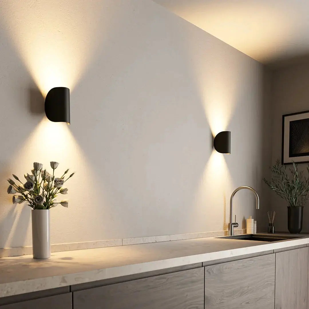 Candeeiro de parede LED elegante - Iluminação chique e moderna
