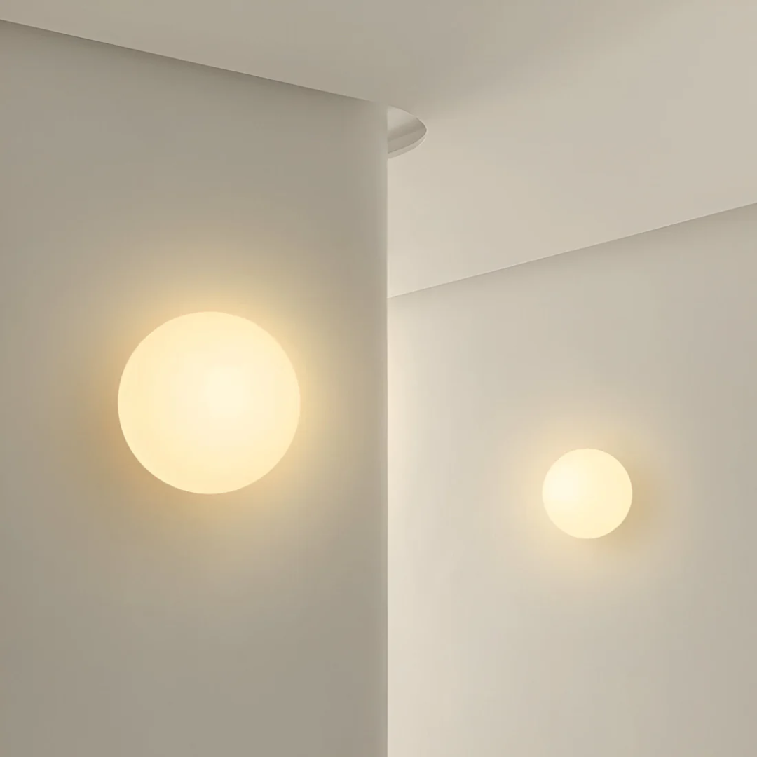Vegglampe i Glass – Eleganse og Subtil Belysning