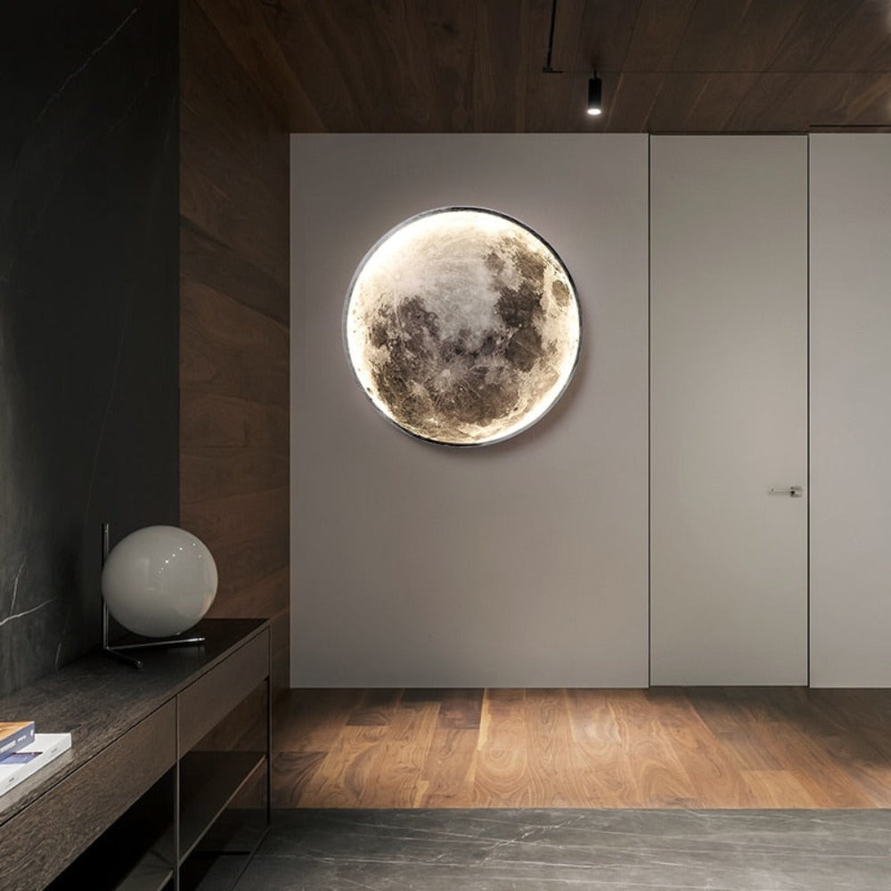 Lampada da Parete 3D LED – Luna Per Un'Atmosfera Unica