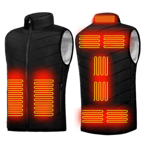 Gilet Chauffant Unisexe — Température Réglable & Style Moderne