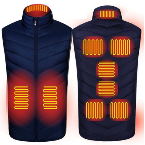 Gilet Chauffant Unisexe — Température Réglable & Style Moderne