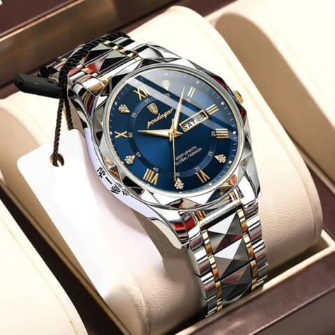 Gildas Luxe Waterdicht Herenhorloge - Verlichte Functie & Tijdloze Stijl