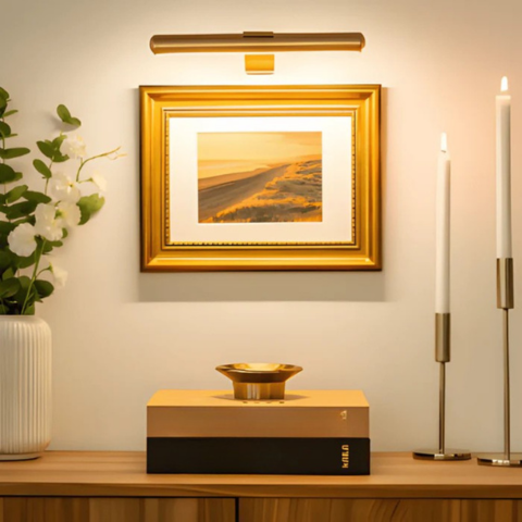 Draadloze USB-oplaadbare LED-wandlamp - volledig draaien en handig opladen