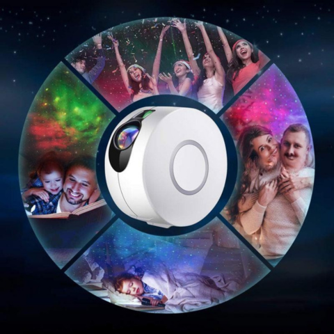Proyector profesional Galaxy Antares - Iluminación envolvente y efectos espectaculares