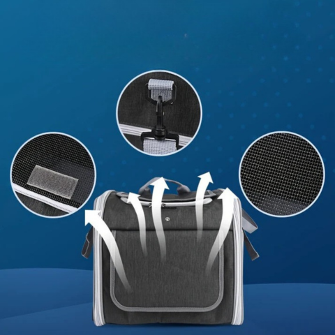 動物用の伸縮可能な自転車用カゴ - 実用的で快適