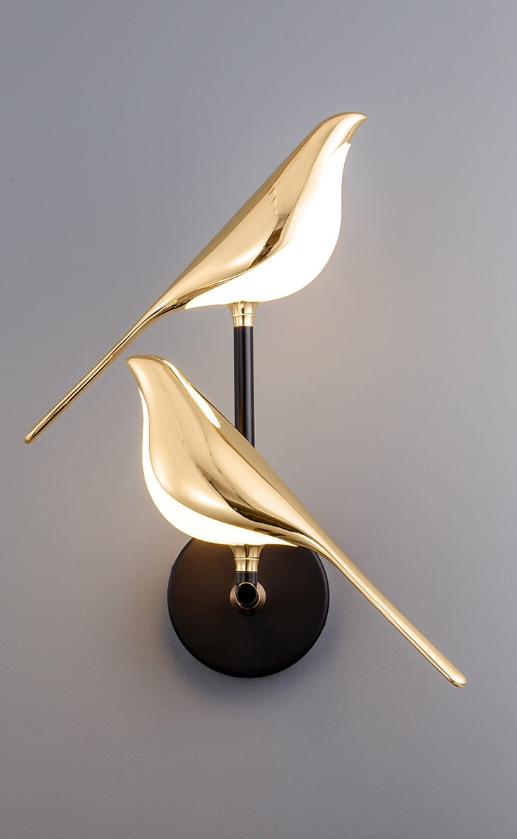 Wandlamp Vogel – Verlichte en Delicate Decoratie