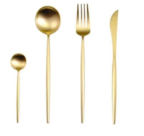 Set di Posate 24 Pezzi – Finitura Chic Per Tavola Raffinata