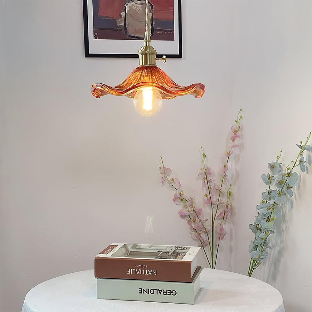 Hangende Bloem Lamp – Natuurlijke Charme En Tedere Geest
