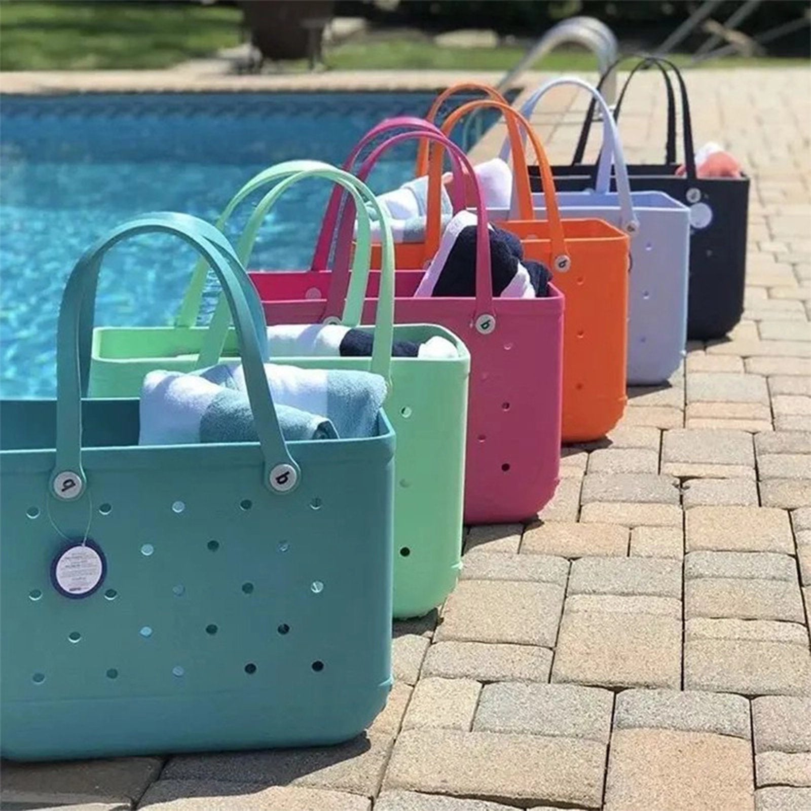 Sac De Plage Rigide — Design Coloré Et Grande Capacité