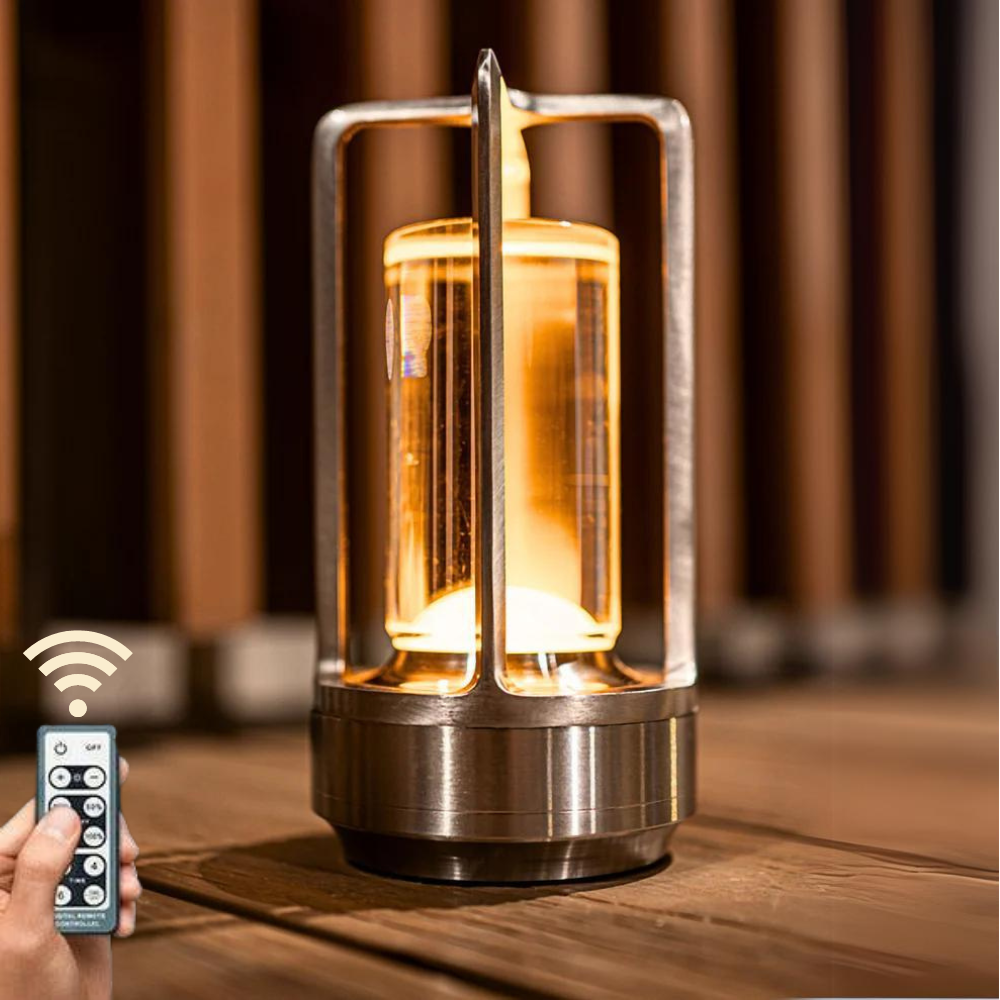 Oplaadbare Tafellamp – Gedimd Licht en Tijdloos Ontwerp