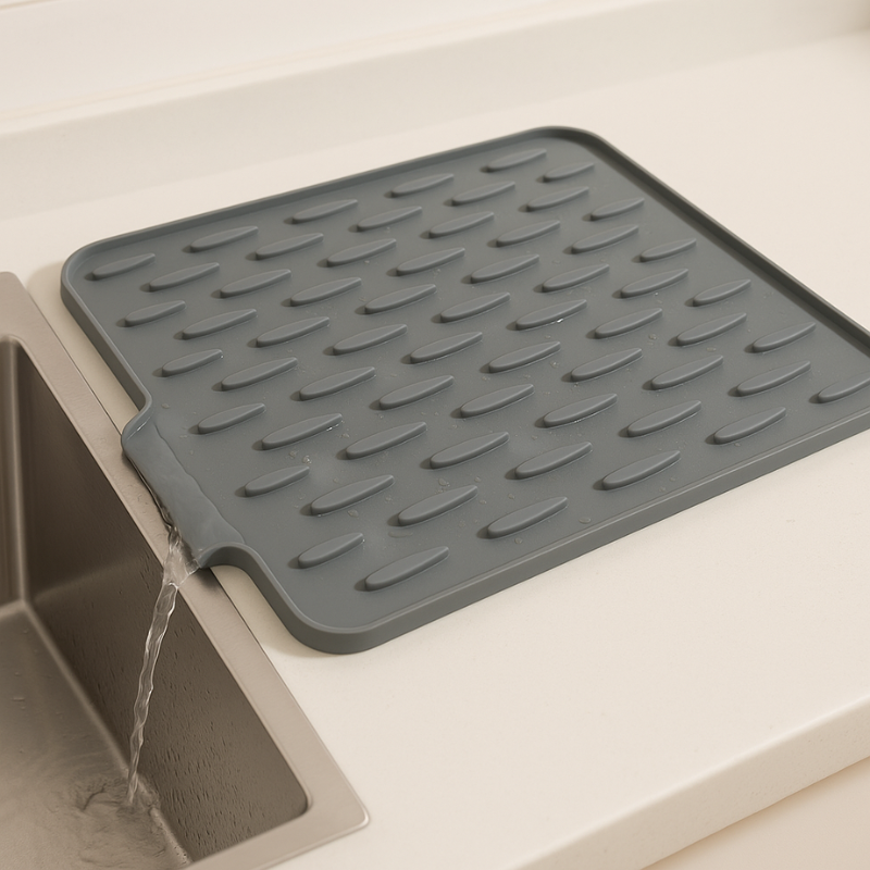 Siliconen Droogmat - Antislip en Gemakkelijk Schoon Te Maken
