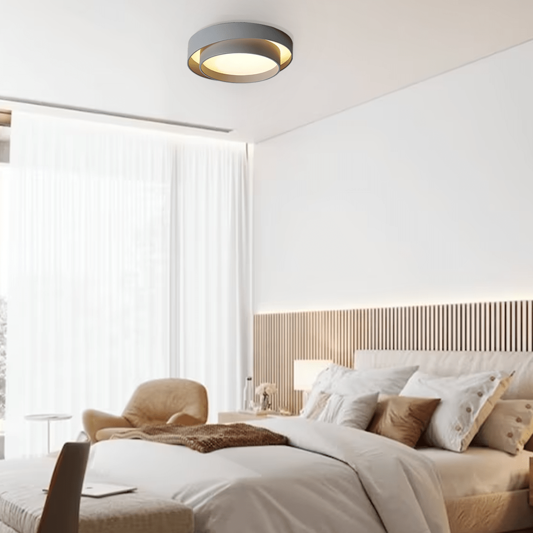 LED Taklampe Disk – Lys Og Visuell Komfort
