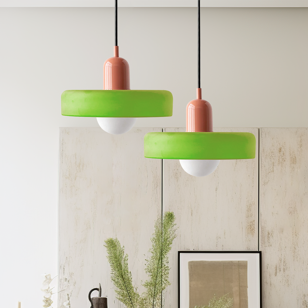 Hangdecoratieve Lamp – Levendige Kleuren En Boheemse Geest