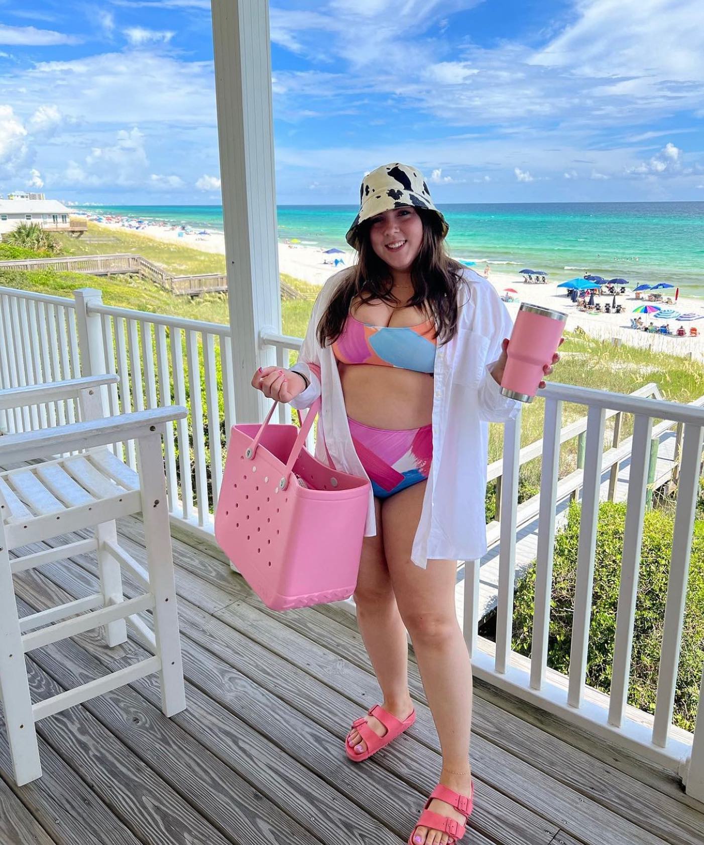 Sac De Plage Rigide — Design Coloré Et Grande Capacité