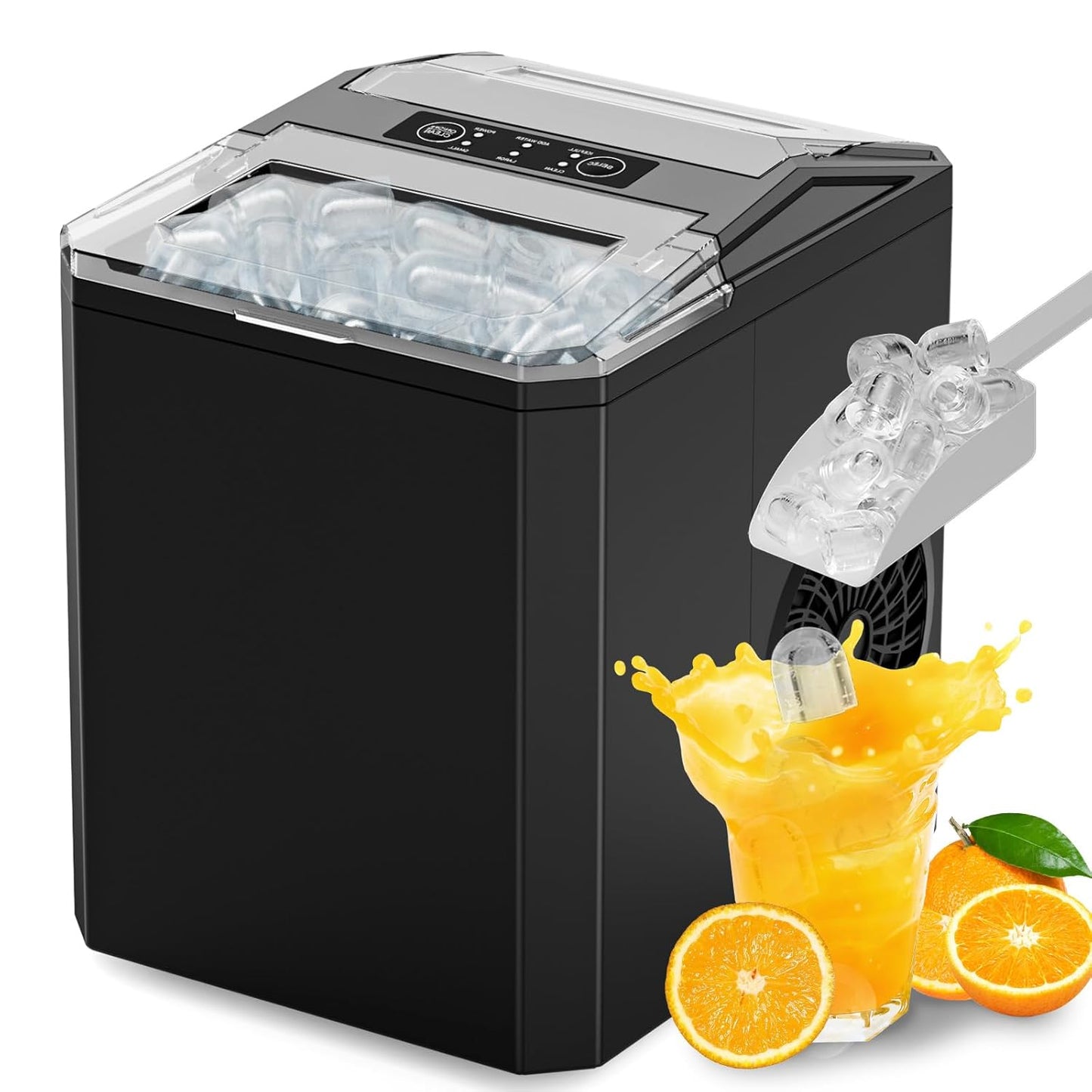 Máquina De Hielo Portátil – Frescura Instantánea A Mano