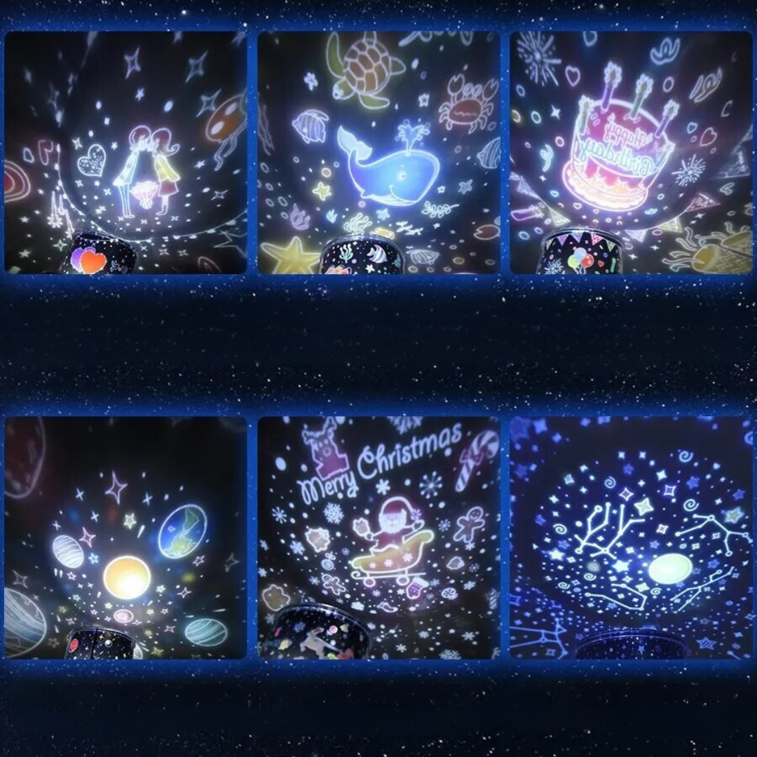 Lampa Proiector de Noapte – Iluminare Feerică și Relaxantă