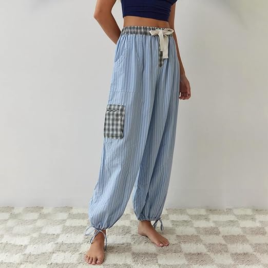 Charlotte | Chic Comfort Pyjama Met Strepen En Ruiten 