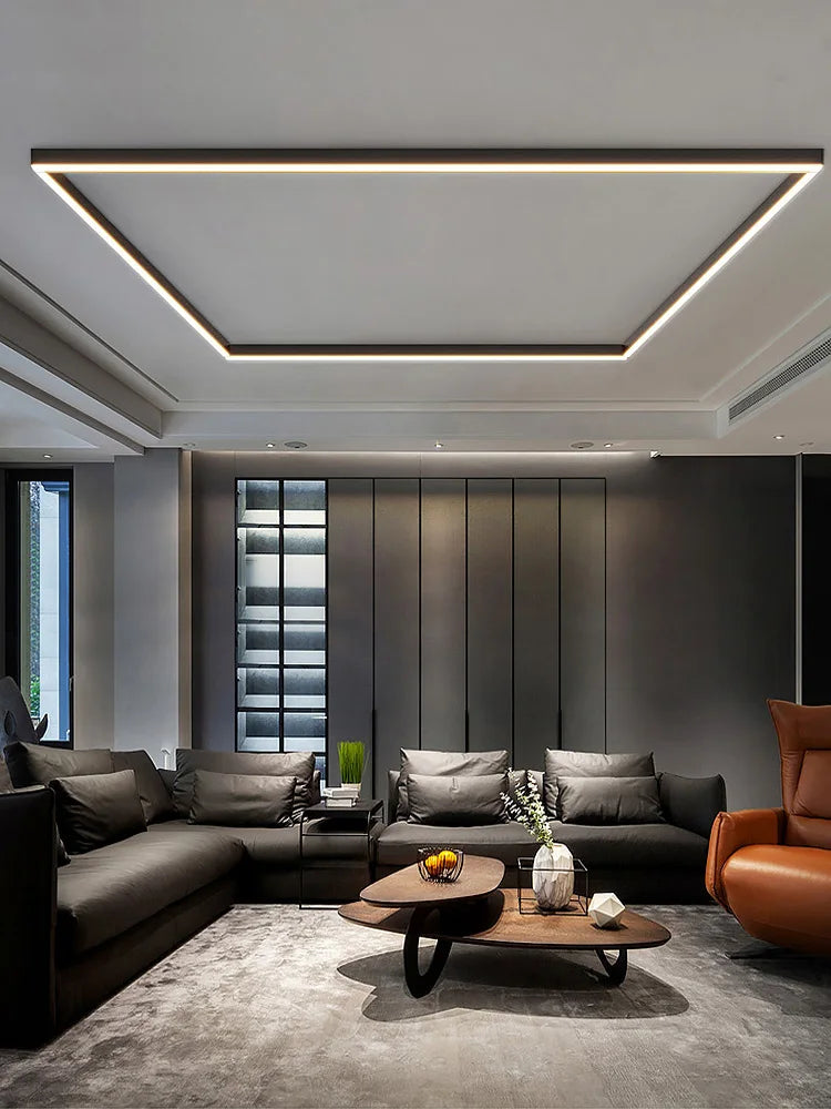 Minimalistické LED stropné svietidlo - škandinávsky dizajn 
