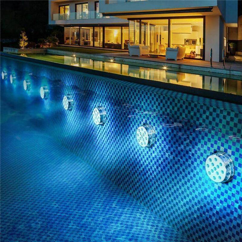 Lámpara LED Sumergible Con Control Remoto – Iluminación Impermeable Y Versátil 