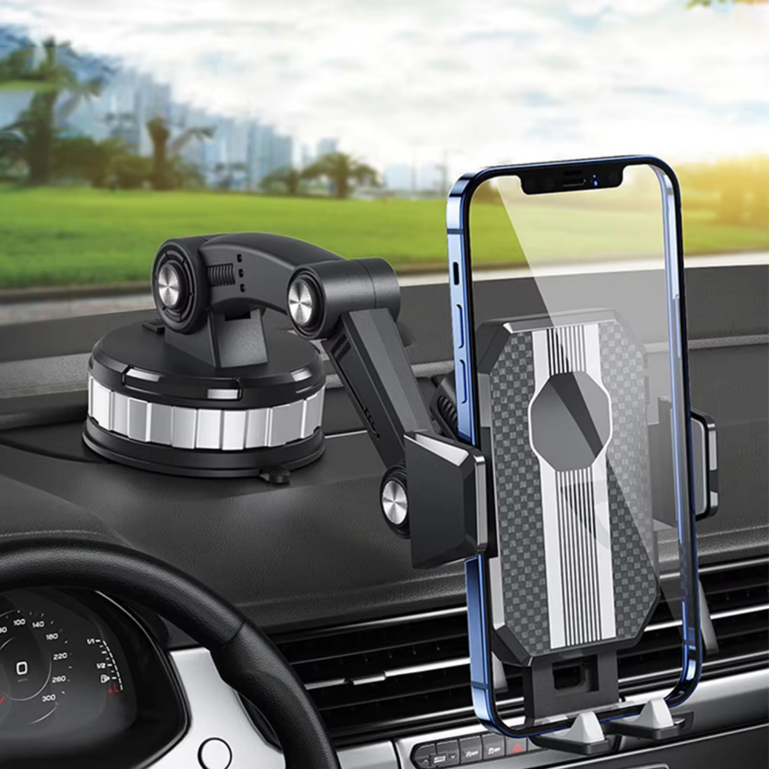 Support Smartphone Voiture Rotatif 360° — Rotation Complète Et Stabilité Maximale