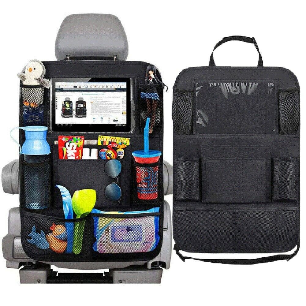 Organisateur De Siège Arrière De Voiture Avec Support Pour Tablette — Rangement Complet Et Divertissement À Bord