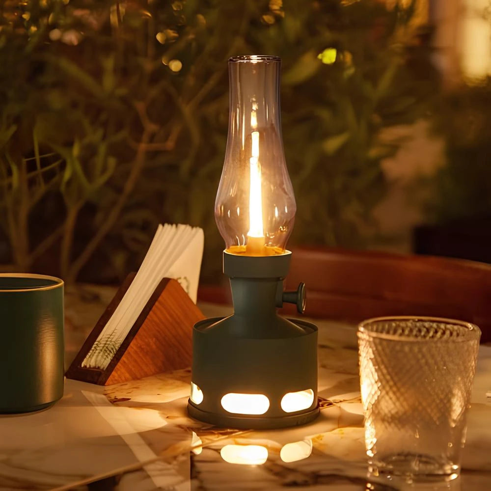 Lanterna LED Stile Retro – Illuminazione Decorativa Elegante 
