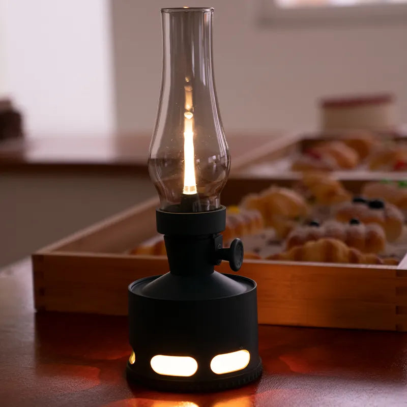 Lanterna LED Stile Retro – Illuminazione Decorativa Elegante 