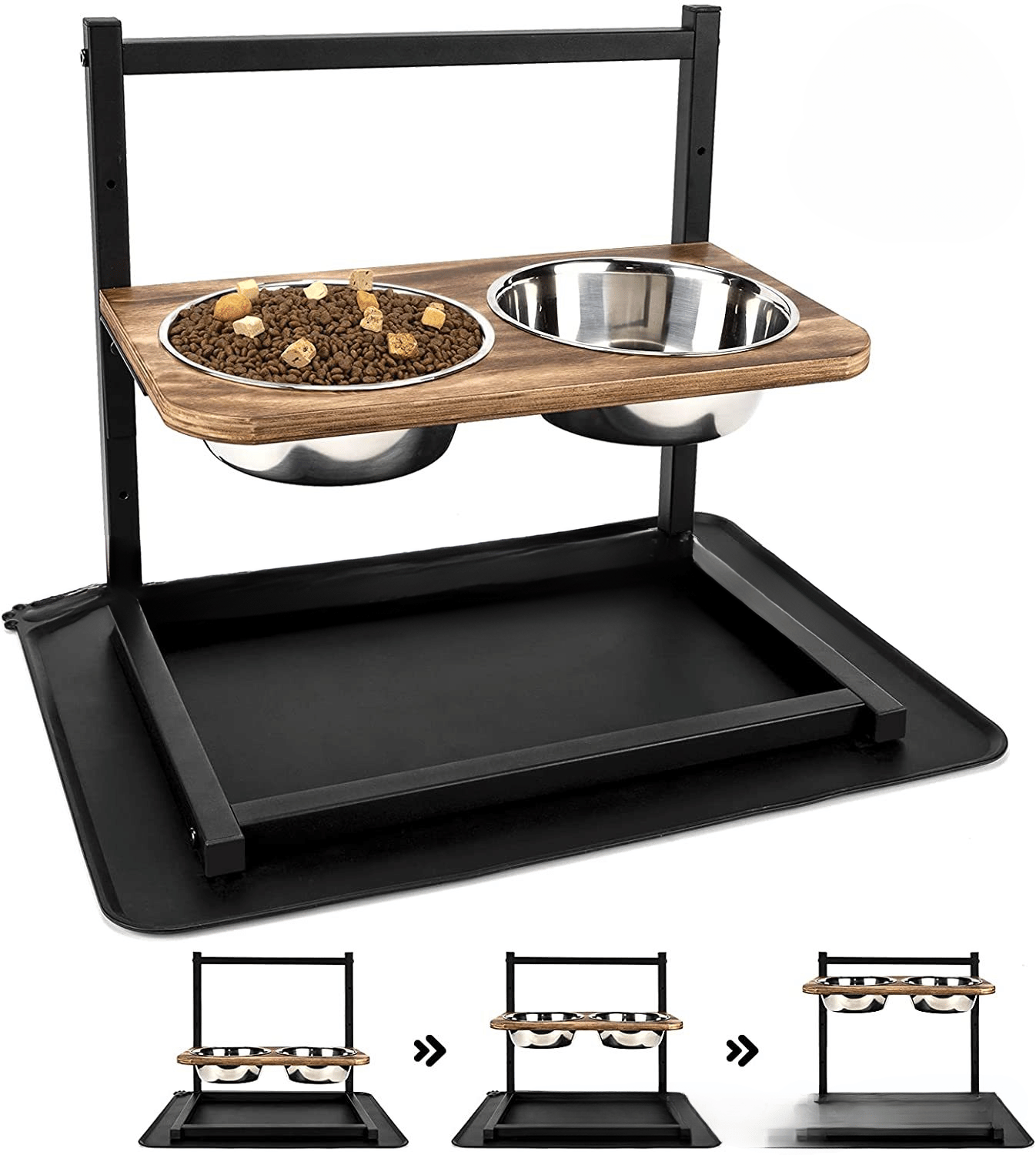 Suporte de Comedouros Ajustável para Cão – Conforto Óptimo 