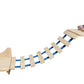 Muurklimrek voor katten met hangplatform en ladder 