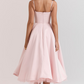 Lory | Vestido Midi Con Tirantes – Glamour Clásico Y Ligereza 