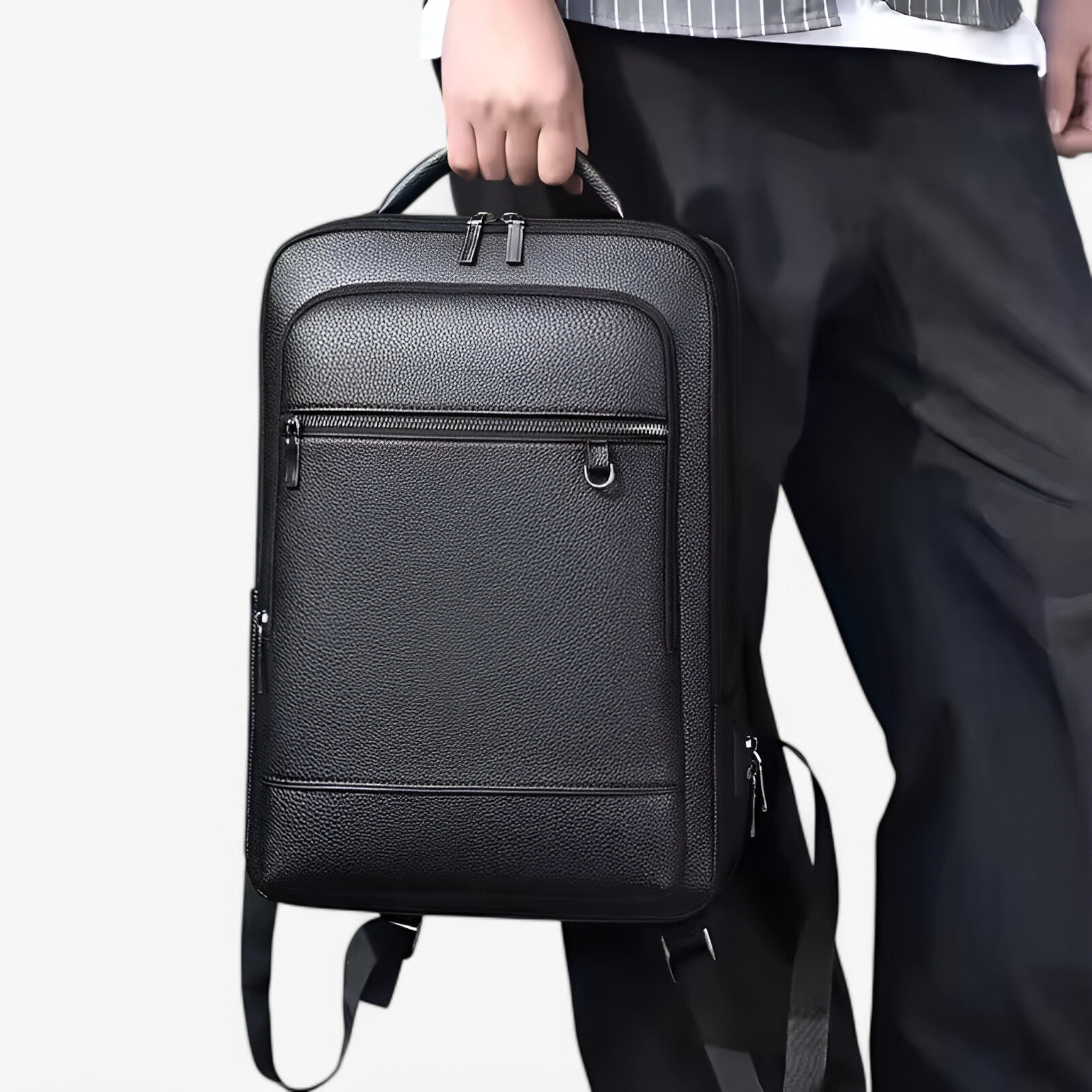 Mochila Elegante – Com Porta USB Integrado Para Carregamento Fácil 