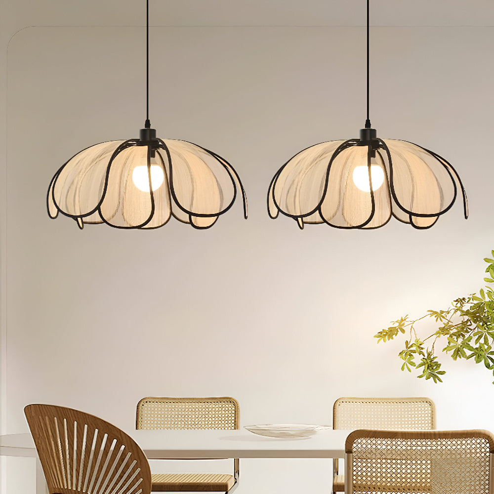 Suspension Wicker And Natural Elegant Design - Natural Decoration & Harmonious Lighting