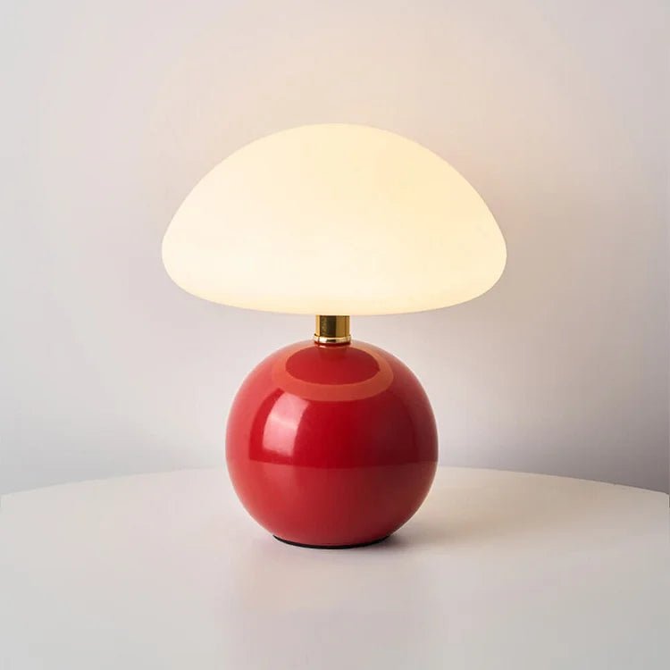 Tischlampe in Form eines Pilzes – Eleganz und Originalität 