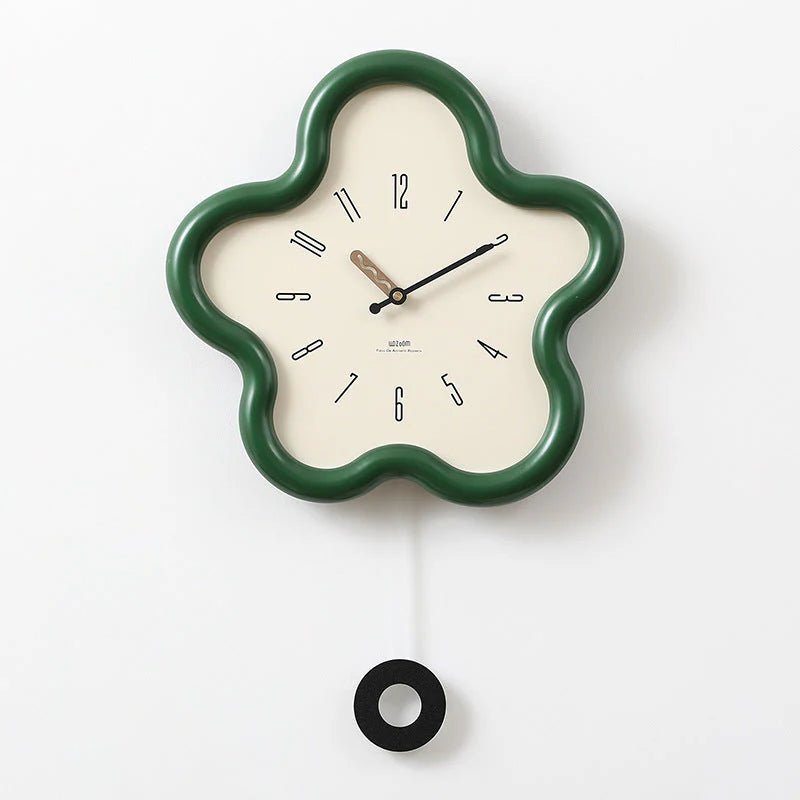 Wandklok Pendule Bloem 3D – Elegante Decoratie En Moderne Stijl 