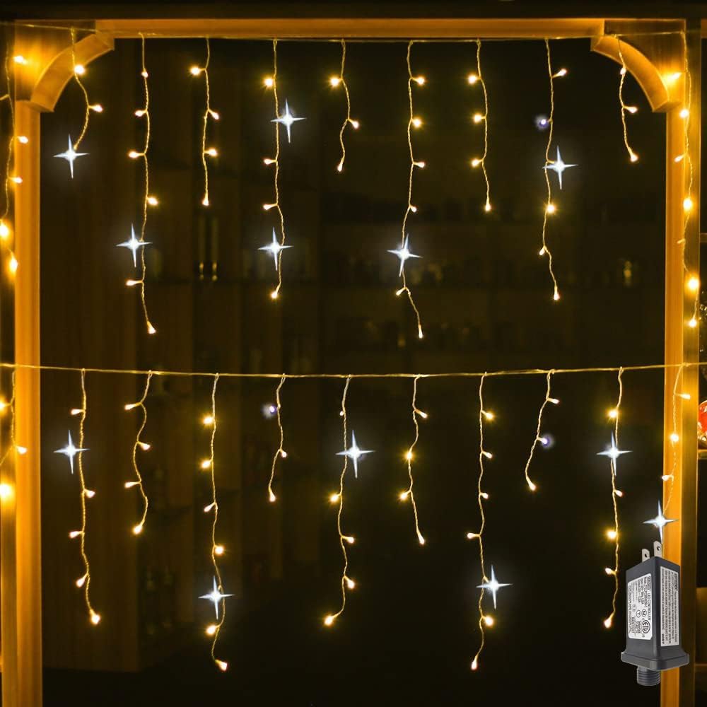 Lichtgordijn LED Buiten - Magische en Stralende Sfeer 