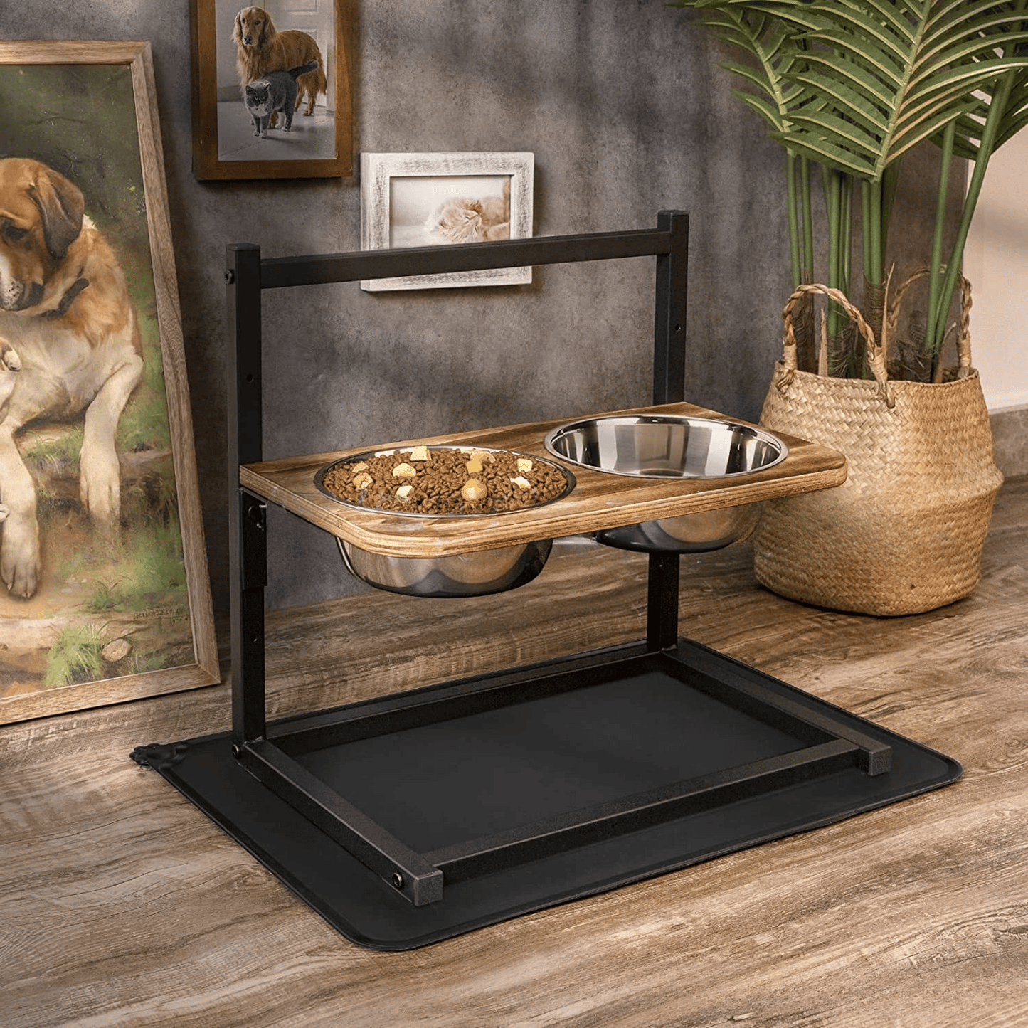 Suporte de Comedouros Ajustável para Cão – Conforto Óptimo 