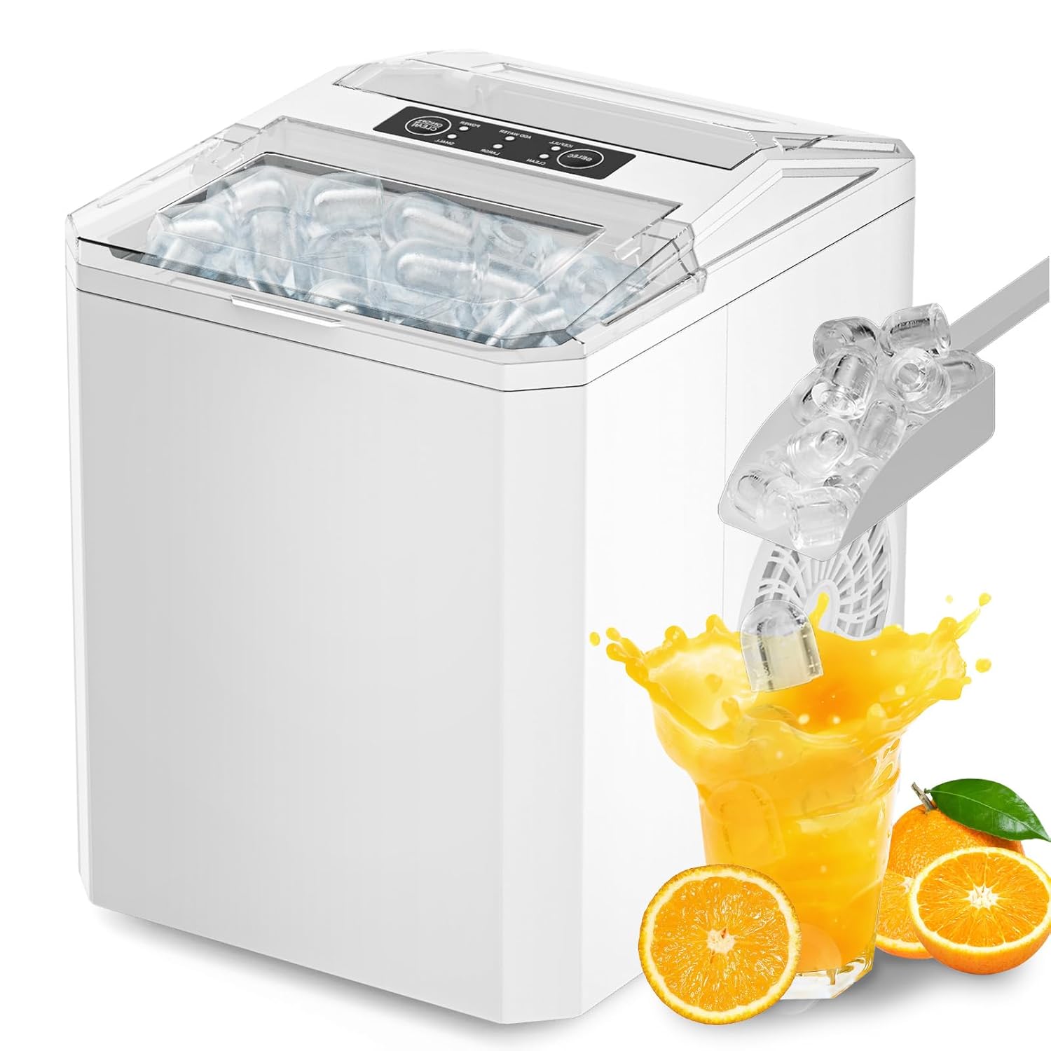 Máquina De Hielo Portátil – Frescura Instantánea A Mano 