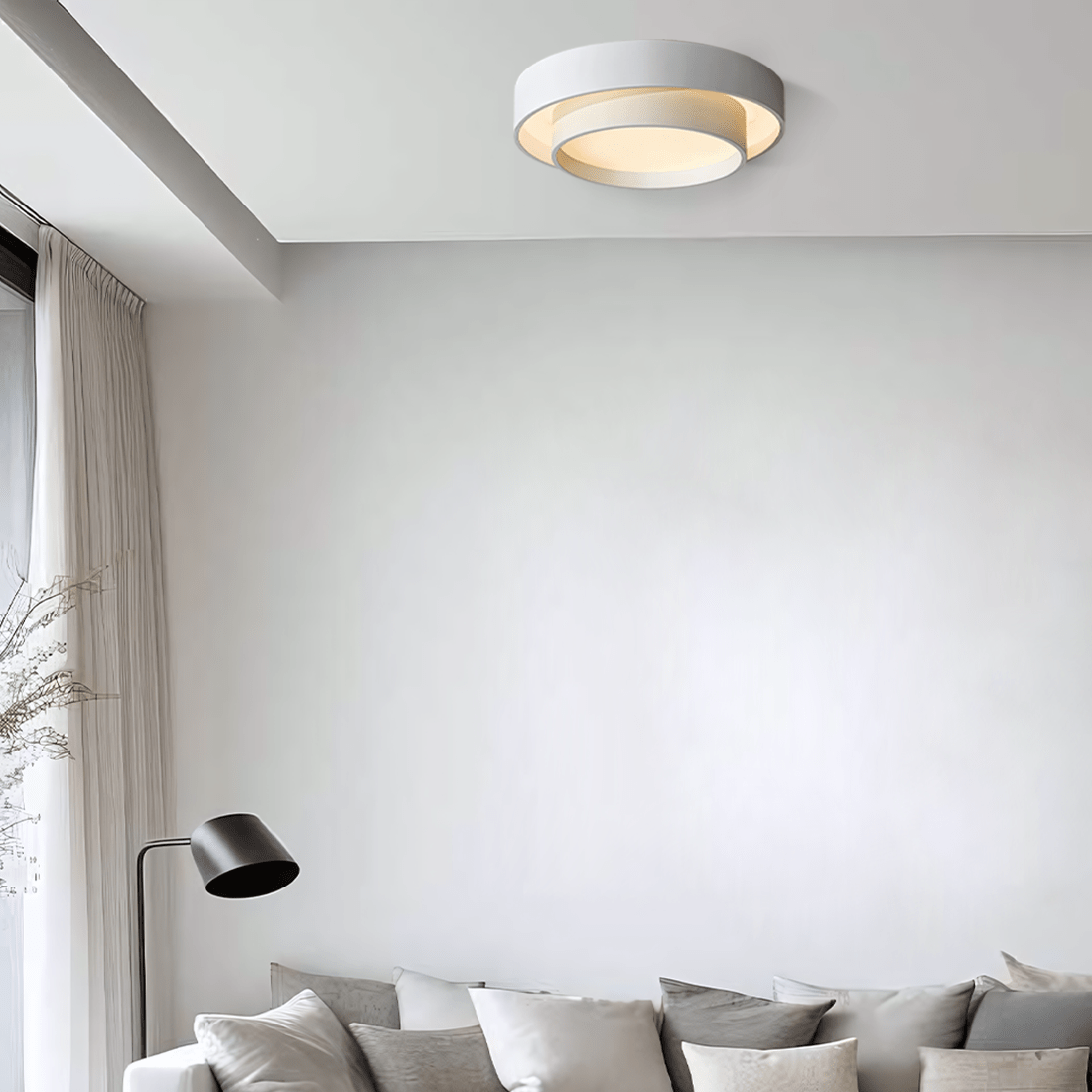 תקרת LED דיסק – אור ונוחות חזותית 