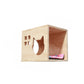 Muurklimrek voor katten met hangplatform en ladder 