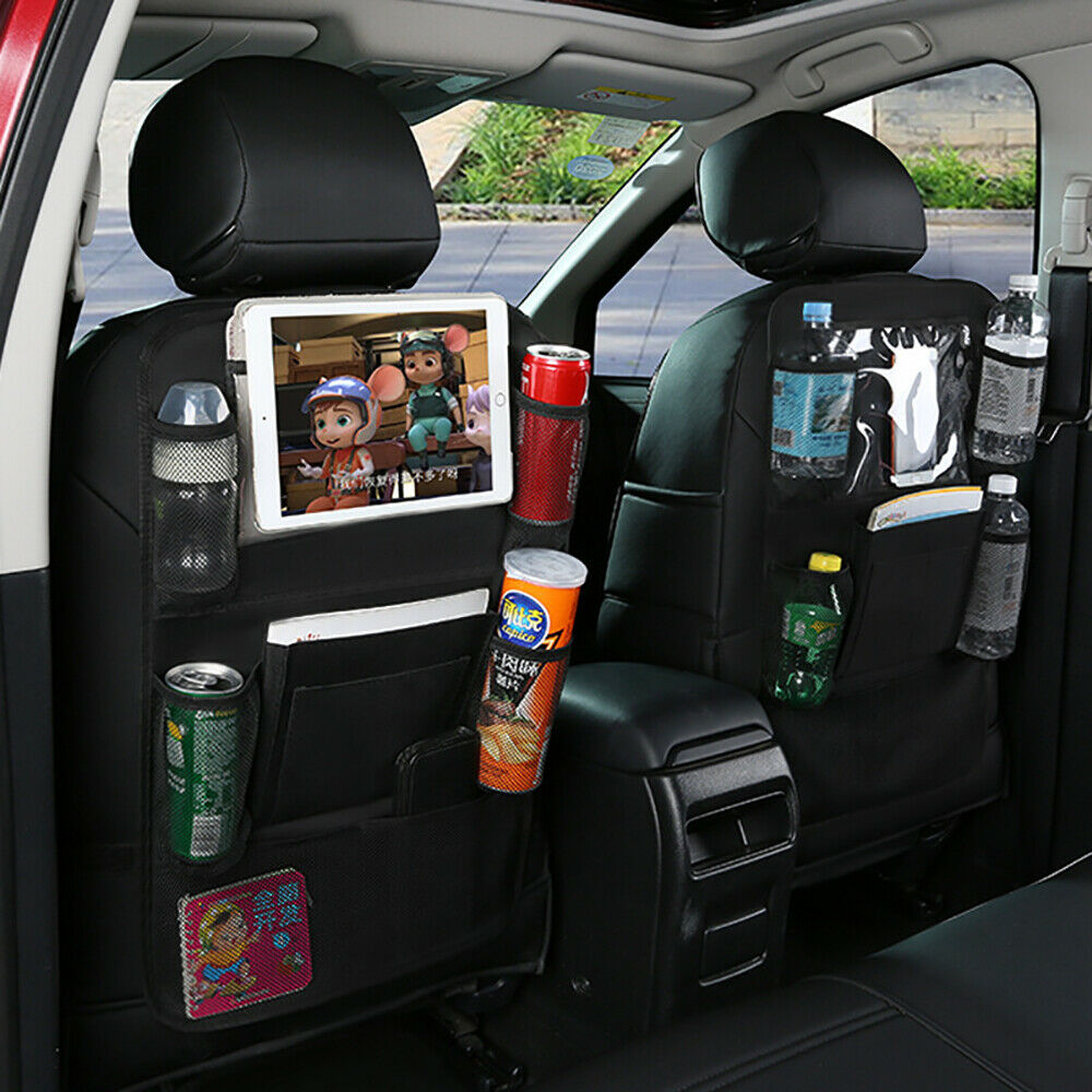 Organisateur De Siège Arrière De Voiture Avec Support Pour Tablette — Rangement Complet Et Divertissement À Bord